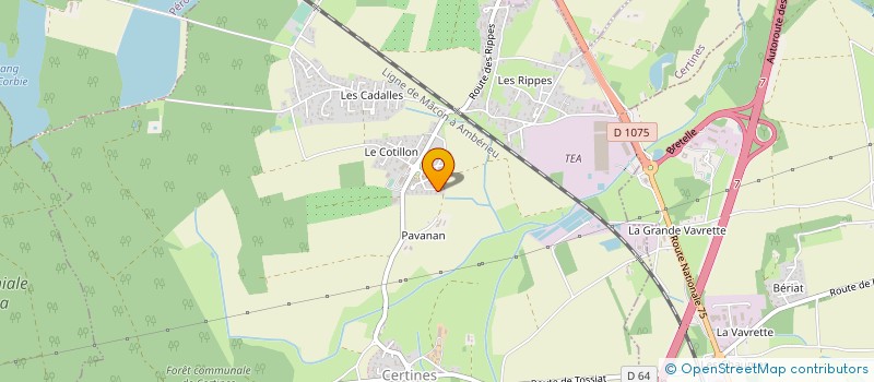 localisation de l'entreprise MADAME SABINE ROUGEYRES à CERTINES