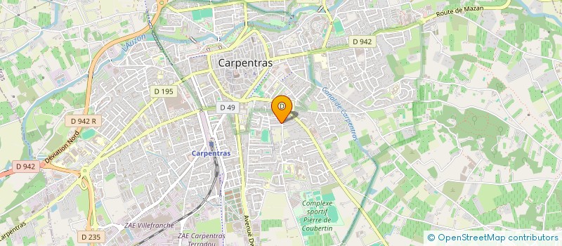 localisation de l'entreprise MADAME SABINE ROUQUETTE  CARPENTRAS