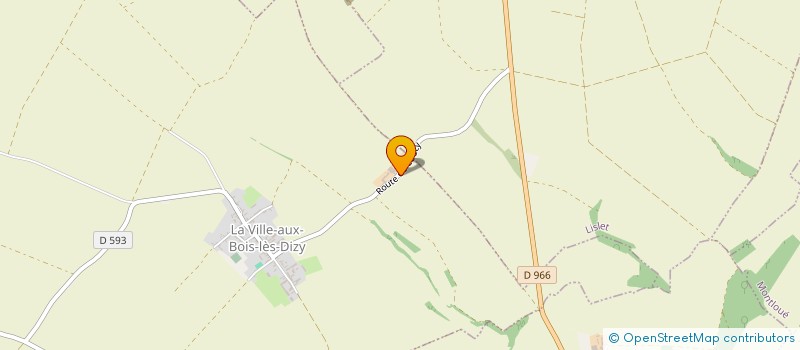 localisation de l'entreprise MADAME SABINE ROUSSEL à LA VILLE-AUX-BOIS-LES-DIZY