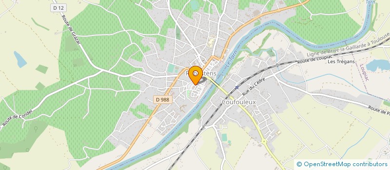 localisation de l'entreprise MADAME SABINE ROVERE  RABASTENS