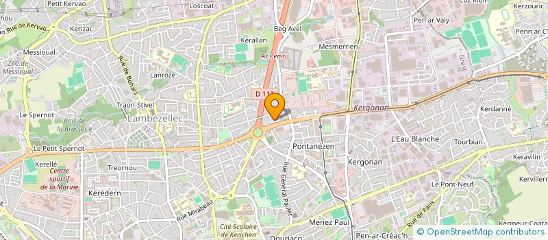 localisation de l'entreprise MADAME SABINE RUNGOAT  BREST