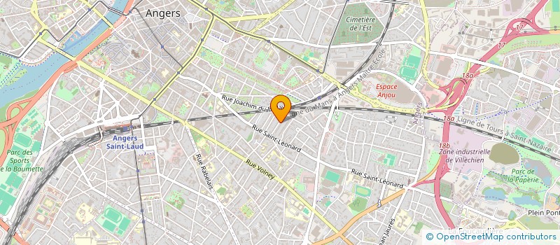 localisation de l'entreprise MADAME SABINE SAGERT à ANGERS