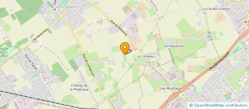 localisation de l'entreprise MADAME SABINE SAMYN à VERLINGHEM
