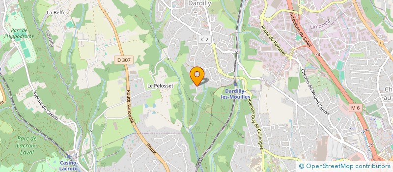 localisation de l'entreprise MADAME SABINE SAUNIER  DARDILLY