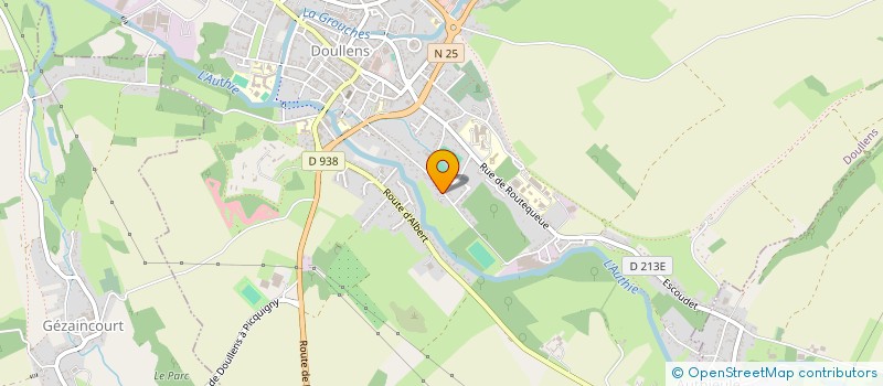 localisation de l'entreprise MADAME SABINE SCAL à DOULLENS
