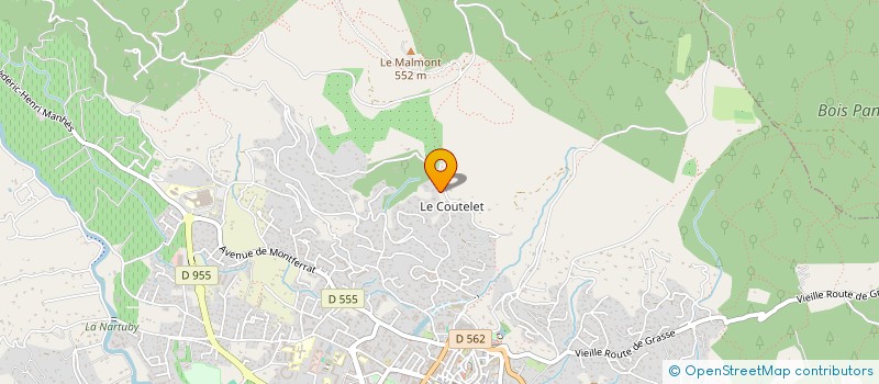 localisation de l'entreprise MADAME SABINE SCALAS  DRAGUIGNAN