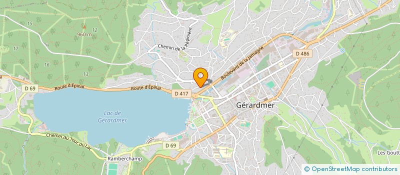 localisation de l'entreprise MADAME SABINE SCHATT  GERARDMER