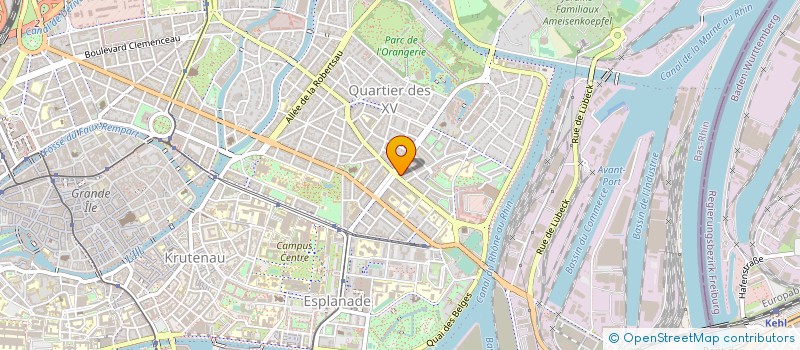 localisation de l'entreprise MADAME SABINE SCHNEIDER à STRASBOURG