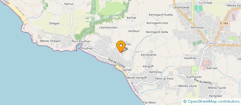 localisation de l'entreprise MADAME SABINE SEEGER  PLOZEVET