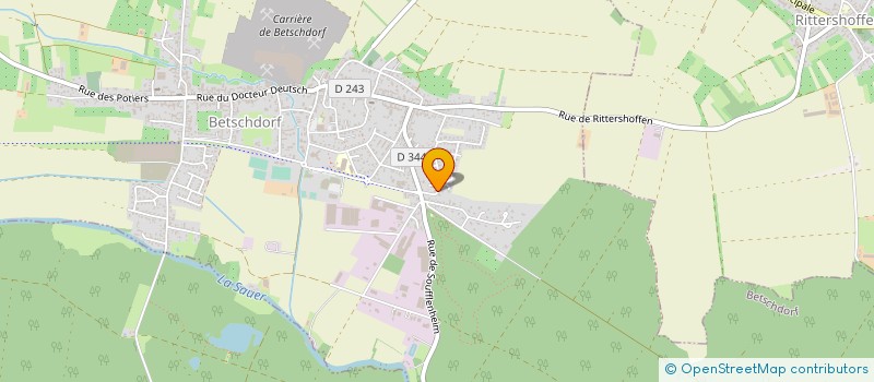 localisation de l'entreprise MADAME SABINE SEIFFARTH  BETSCHDORF