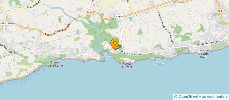 localisation de l'entreprise MADAME SABINE SEMAHA  SAINT-FRANCOIS