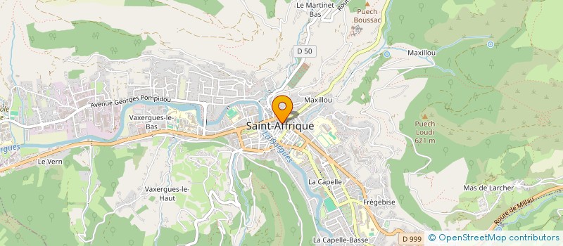 localisation de l'entreprise MADAME SABINE SERRES  SAINT-AFFRIQUE