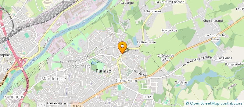 localisation de l'entreprise MADAME SABINE SIDOBRE à PANAZOL