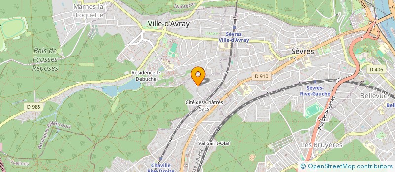 localisation de l'entreprise MADAME SABINE SIKORSKI à SEVRES