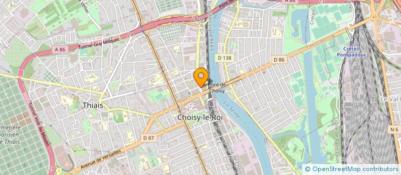 localisation de l'entreprise MADAME SABINE SOMBE  LIMEIL-BREVANNES