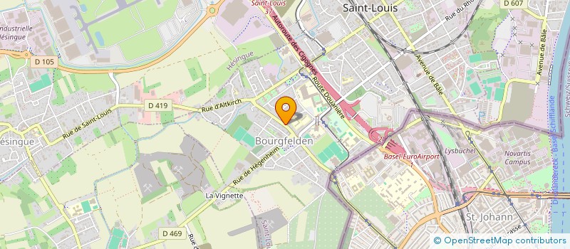 localisation de l'entreprise MADAME SABINE SORG  SAINT-LOUIS