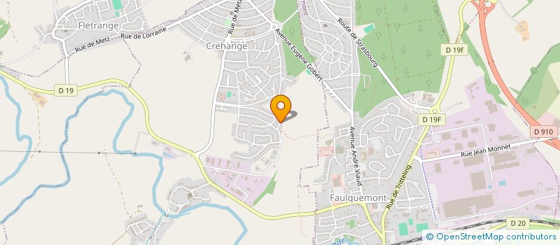 localisation de l'entreprise MADAME SABINE SPANNAGEL  CREHANGE