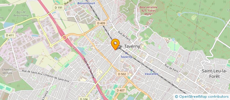 localisation de l'entreprise MADAME SABINE SPRIET à TAVERNY