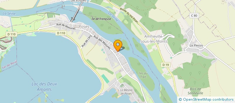 localisation de l'entreprise MADAME SABINE STEINBACH  POSES