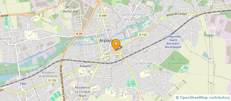 localisation de l'entreprise MADAME SABINE STELLITTANO à ARPAJON