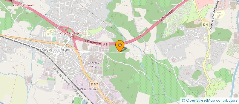 localisation de l'entreprise MADAME SABINE TANCHIS à PUGET-SUR-ARGENS