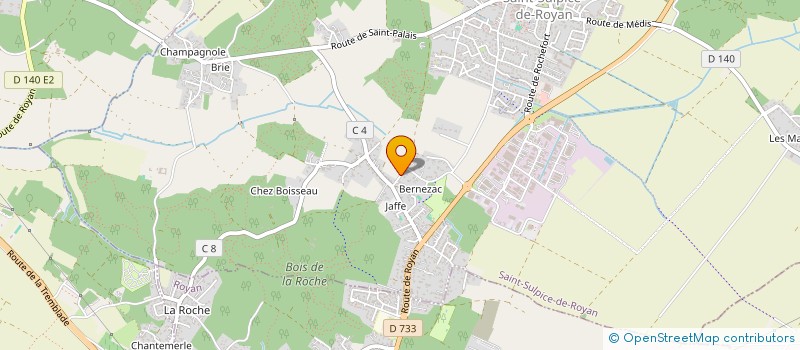 localisation de l'entreprise MADAME SABINE THIBAULT  SAINT-SULPICE-DE-ROYAN