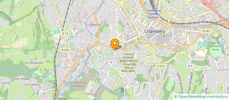 localisation de l'entreprise MADAME SABINE THIMEL  CHAMBERY