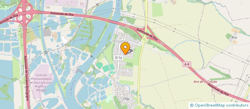 localisation de l'entreprise MADAME SABINE THOMA  ARGANCY