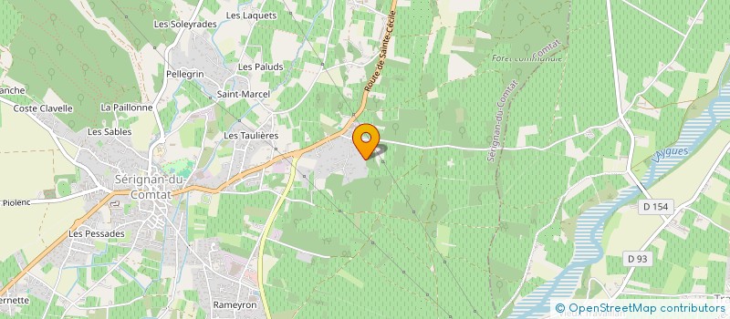 localisation de l'entreprise MADAME SABINE THOMAS à SERIGNAN-DU-COMTAT