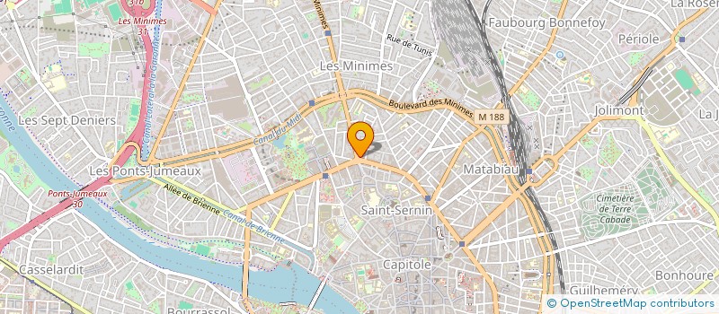 localisation de l'entreprise MADAME SABINE TILLON à TOULOUSE