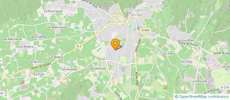 localisation de l'entreprise MADAME SABINE TISSERY  SAINT-SATURNIN-LES-APT