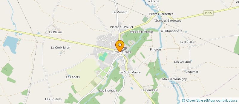localisation de l'entreprise MADAME SABINE TOMINEZ à POULAINES