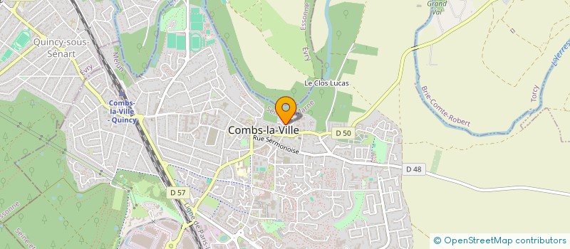 localisation de l'entreprise MADAME SABINE TOULOUZE  COMBS-LA-VILLE