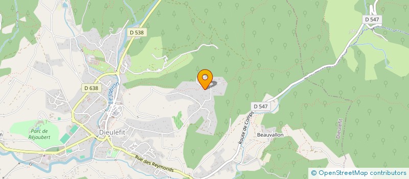 localisation de l'entreprise MADAME SABINE TOURNEUX  DIEULEFIT