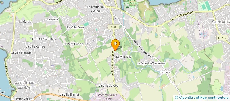 localisation de l'entreprise MADAME SABINE TOUZE  SAINT-LUNAIRE