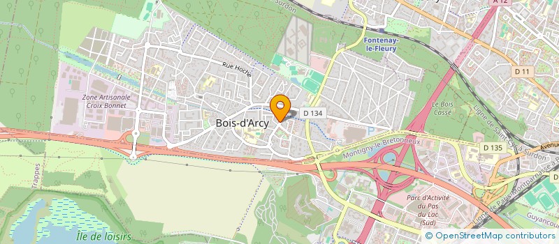 localisation de l'entreprise MADAME SABINE TRAMONTIN  BOIS-D'ARCY