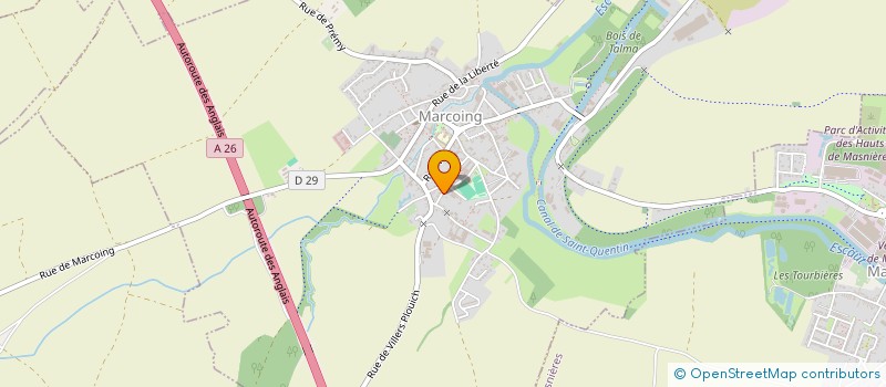 localisation de l'entreprise MADAME SABINE TRIQUER  MARCOING