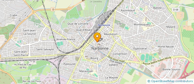 localisation de l'entreprise MADAME SABINE TRONQUIT  NARBONNE