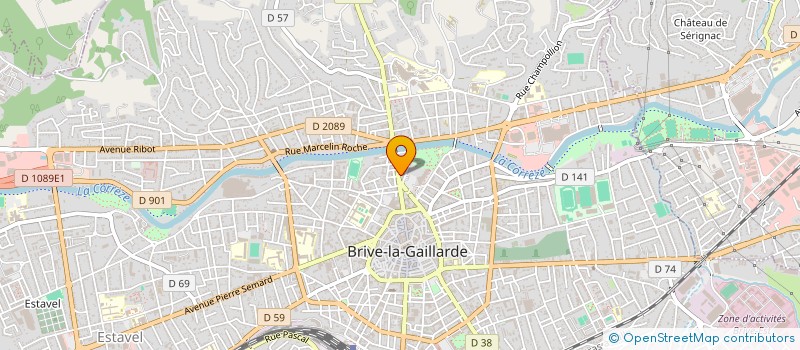 localisation de l'entreprise MADAME SABINE TURPIN à BRIVE-LA-GAILLARDE