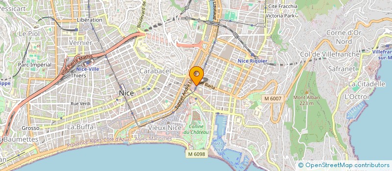 localisation de l'entreprise MADAME SABINE VAIRELLES à NICE