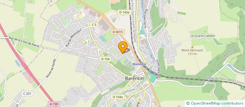 localisation de l'entreprise MADAME SABINE VANBUTSEL  BARENTIN