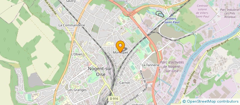 localisation de l'entreprise MADAME SABINE VANHULST  NOGENT-SUR-OISE