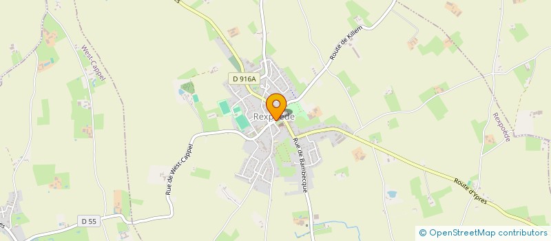 localisation de l'entreprise MADAME SABINE VANLICHTERVELDE  REXPOEDE