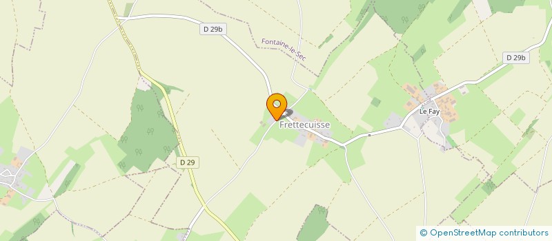 localisation de l'entreprise MADAME SABINE VANMOORLEGEM  FRETTECUISSE