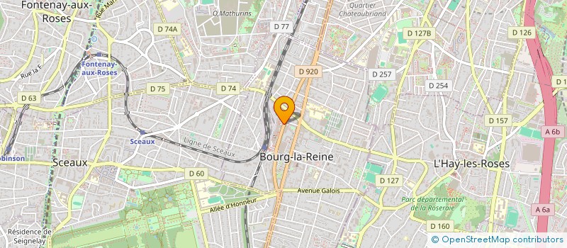 localisation de l'entreprise MADAME SABINE VAVASSEUR à BOURG-LA-REINE