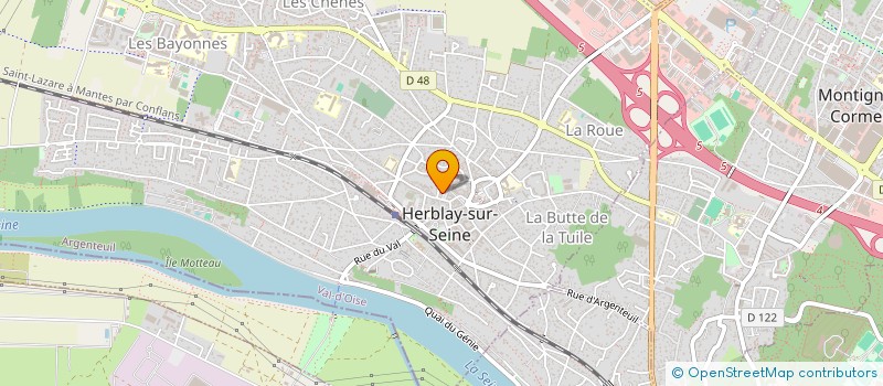 localisation de l'entreprise MADAME SABINE VAYER à HERBLAY-SUR-SEINE