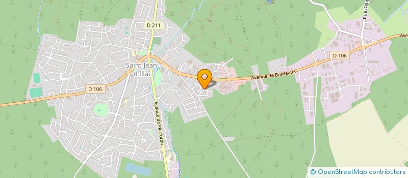 localisation de l'entreprise MADAME SABINE VERGEREAU  SAINT-JEAN-D'ILLAC