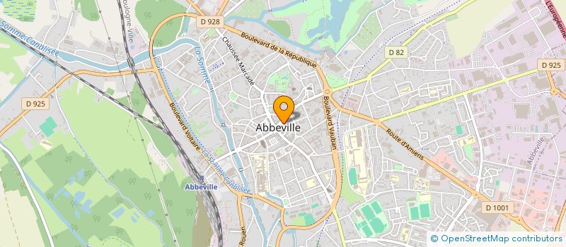 localisation de l'entreprise MADAME SABINE VERMOEREN à ABBEVILLE