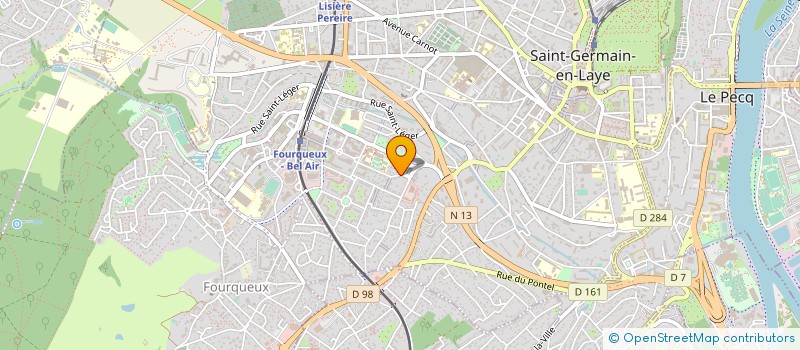 localisation de l'entreprise MADAME SABINE VESVAL à SAINT-GERMAIN-EN-LAYE