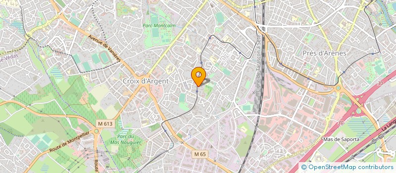 localisation de l'entreprise MADAME SABINE VICTORIA à MONTPELLIER